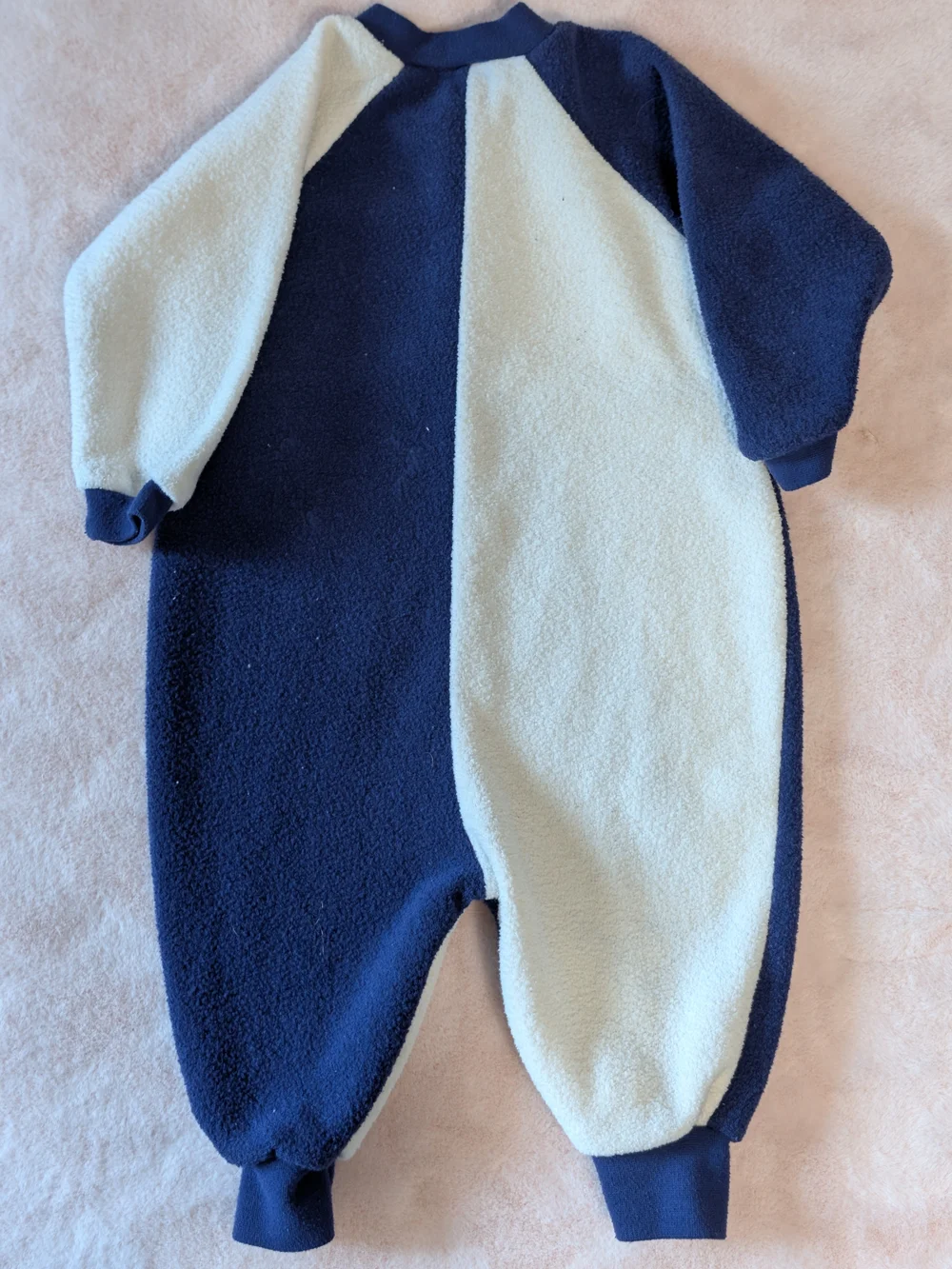 vintage 1990s Baby OshKosh B'gosh colorblock fleece romper 6-9M